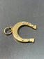 Vintage 18K Gold Horse Shoe Charm Pendant