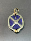 Vintage 14K Gold Lapis Intaglio Charm