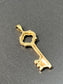 14K Gold Key Charm