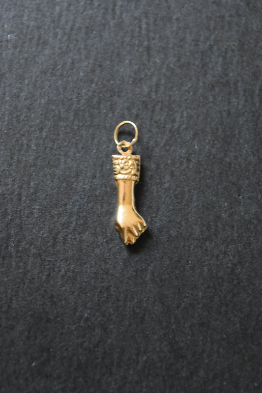 Vintage 14K Gold Figa Arm Charm