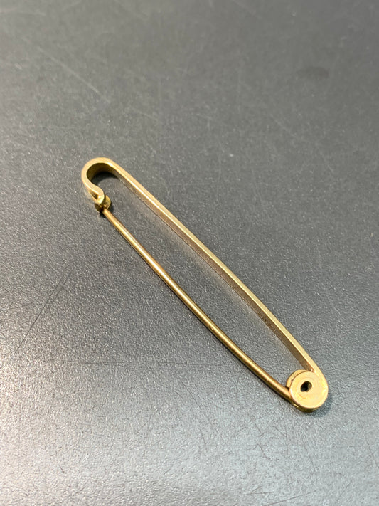 Vintage 15CT Safety Pin