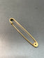 Vintage 15CT Safety Pin