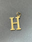 14K Gold “H” Initial Charm