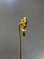 Art Nouveau Alling & Co. 14K Gold Griffin Pearl Stick Pin