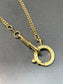 18K Gold Antique Pocket Watch Chain Bar Link Necklace