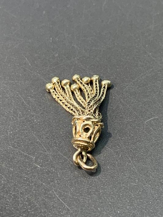 Victorian 14K Gold Tassel Charm