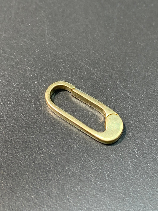 14K Gold Oval Clip Clasp