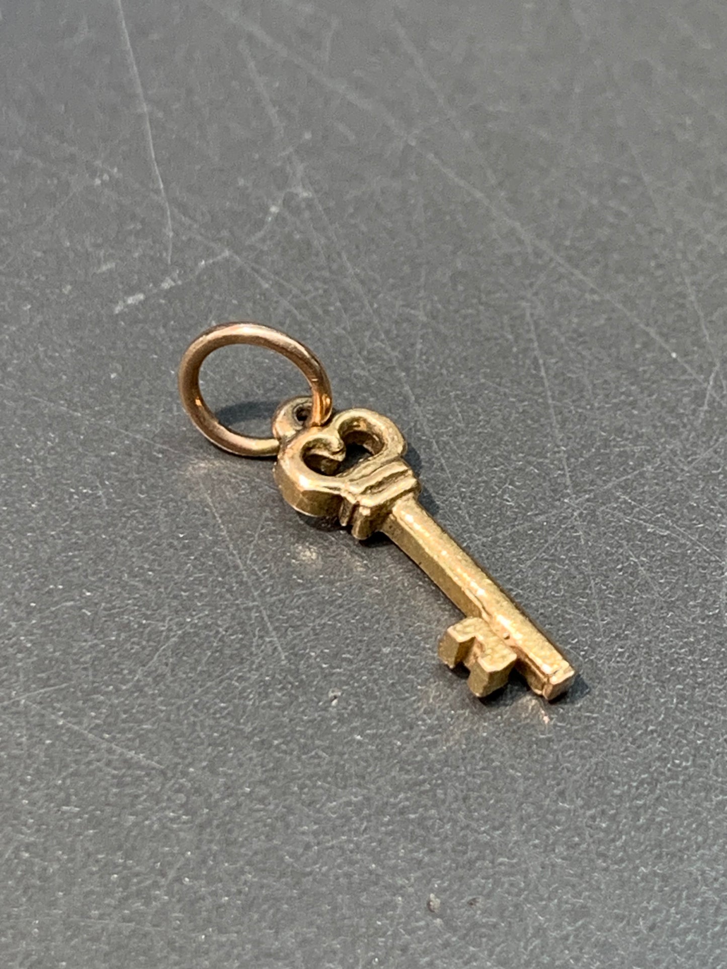 14K Gold Mini Key Charm