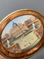 Antique 14K Gold St. Peter’s Square Vatican City Micro Mosaic Oval Brooch