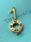 Tiffany & Co. 18K Yellow Gold Atlas Diamond Key Pendant