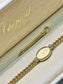 Vintage 18K Chopard Diamond Curb Link Watch